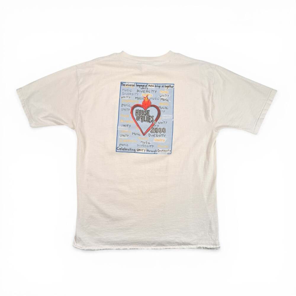 Vintage 2000 House of Blues Orlando Unity through Diversity T-Shirt Size Large